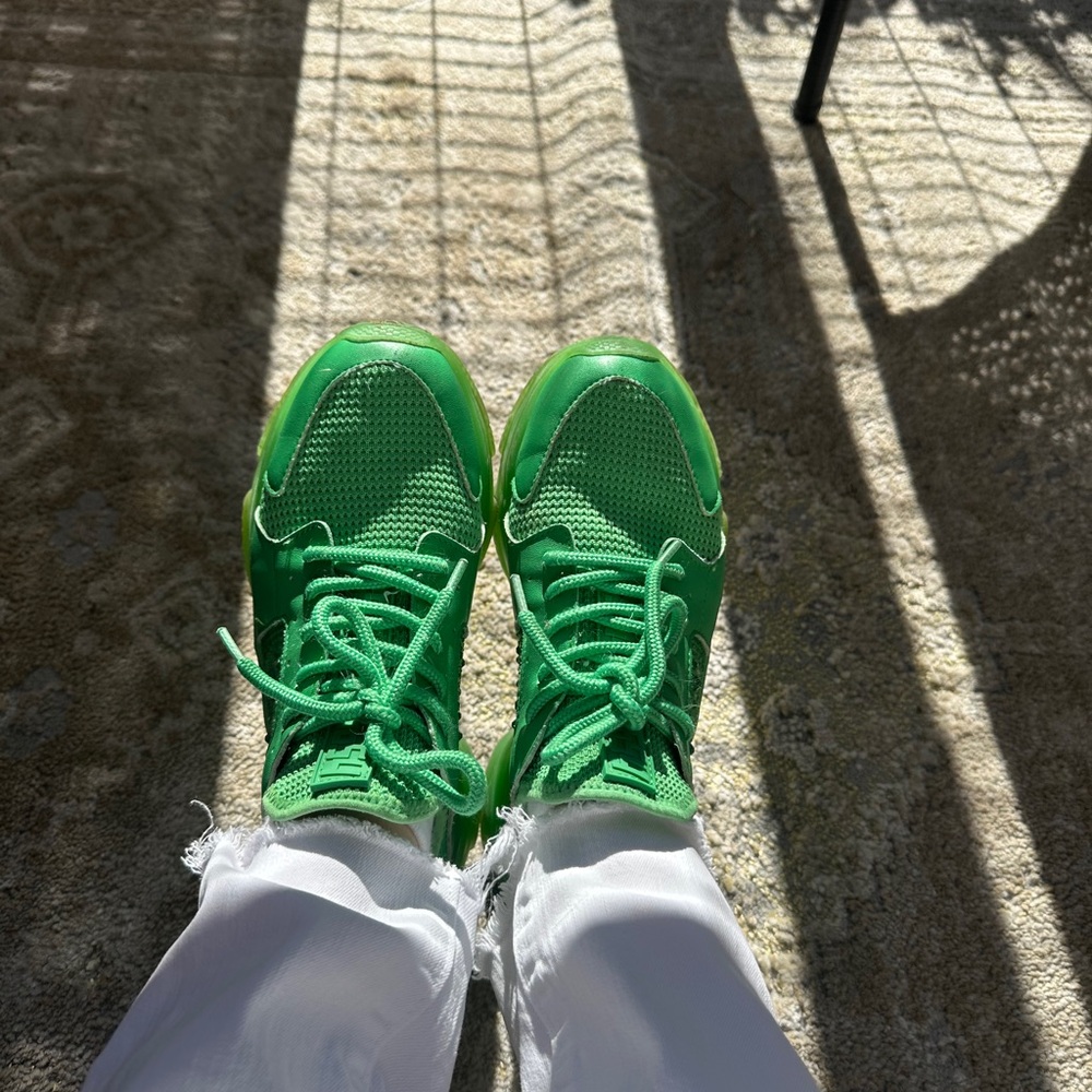 Steve Madden Neon Green Chunky Sneakers – Size 6 (EU 36)
